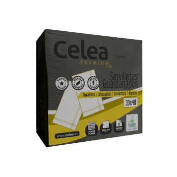 Servilleta Negra 30x40 2C 1/6 PPP P-50
