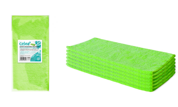 Bayeta Microfibra Multiusos Verde 40x38cm  320 gr/m2