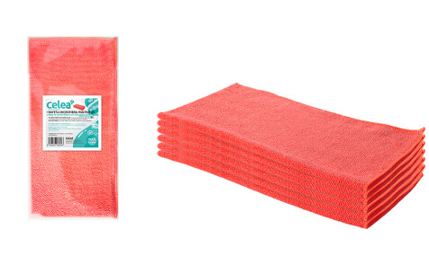 Bayeta Microfibra Multiusos Rojo 40x38cm  320 gr/m2