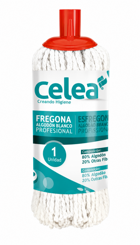 Fregona Hilo Algodón Blanco 180 g