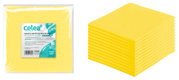 Bayeta Sintética Multiusos – Amarilla Pack-12