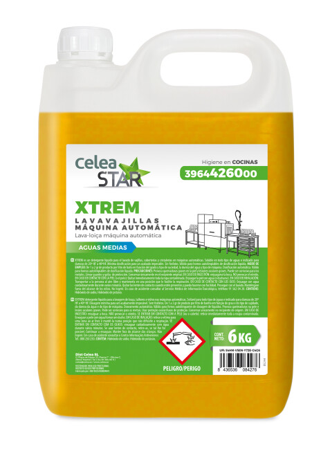Lavavajillas Máquina XTREM STAR Aguas Duras 6 kg  - FA