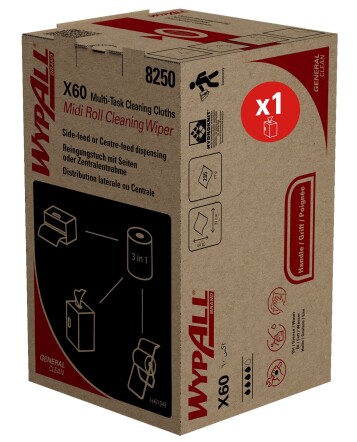 Paño WypAll® X60 Azul Midi Roll