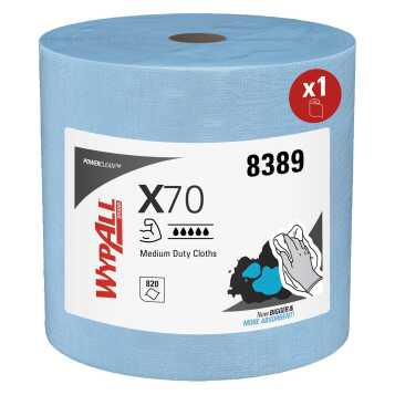 Paño WypAll® X70 Azul Bobina